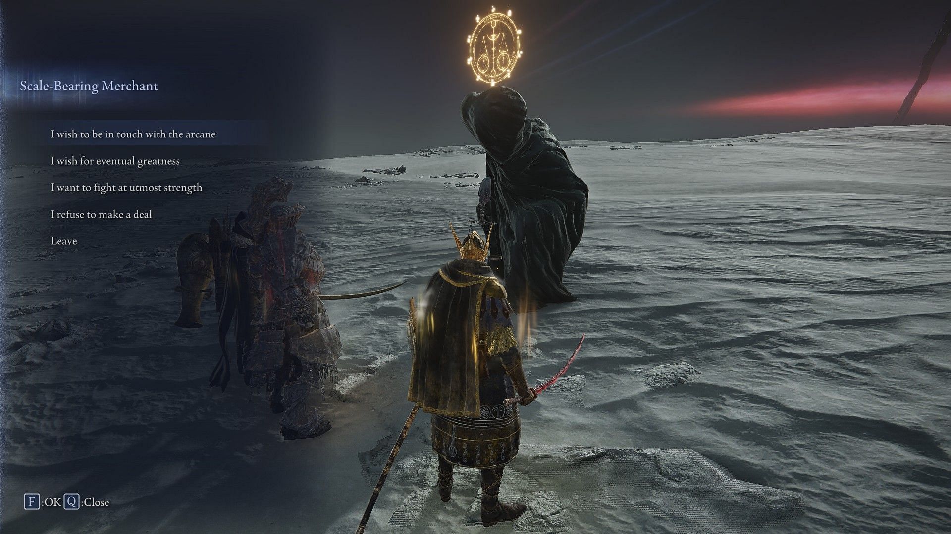 Always refuse the deal (Image via FromSoftware)